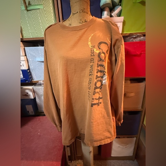 Carhartt Other - Carhartt Brown and Tan Long-Sleeve Top